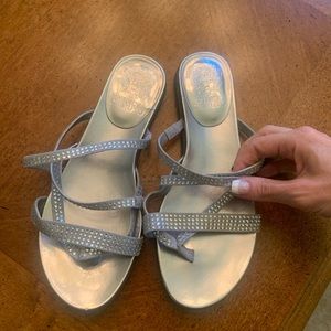 Vince Camuto sequin sandals 7